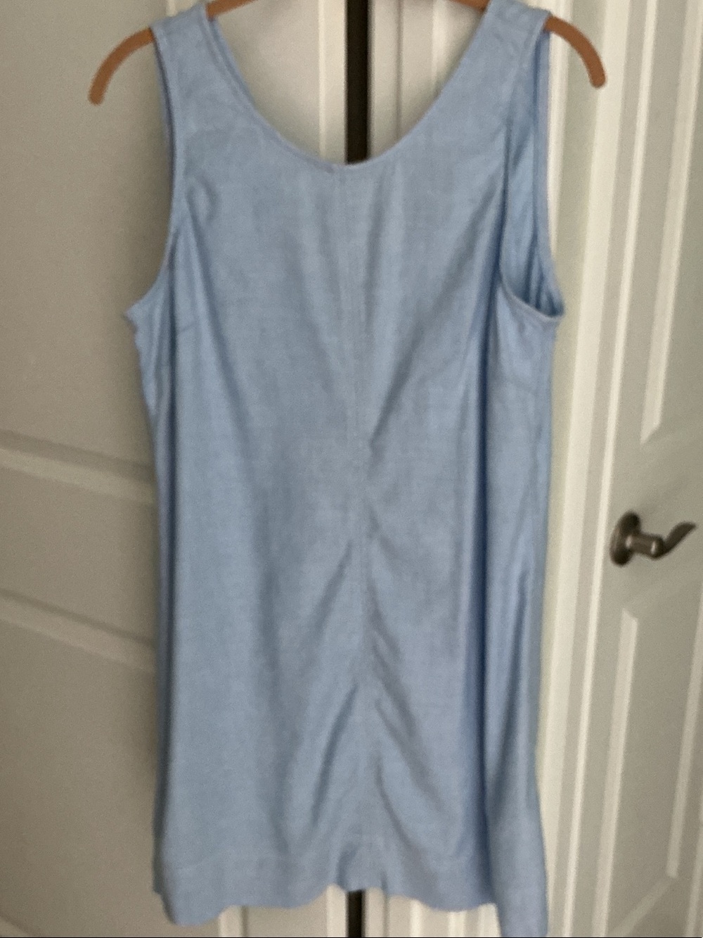 Tommy Bahama Light Blue Sleeveless Midi Shift Dress